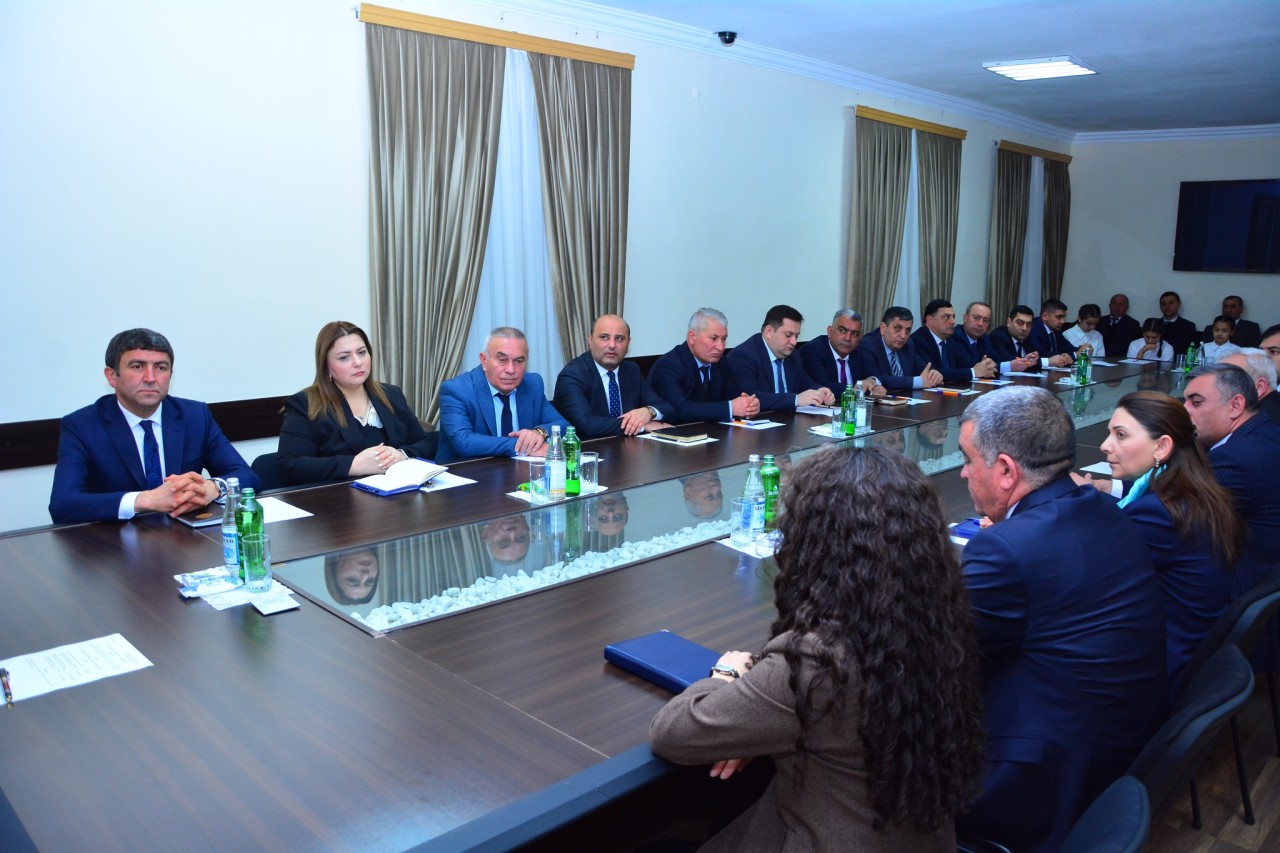 Ağstafada Xocalı soyqırımının qurbanlarının xatirəsi yad edildi - FOTOLAR